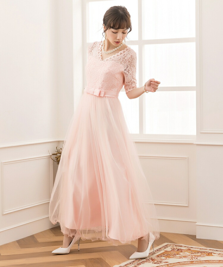 4877円クーポン利用で】結婚式 ワンピース ロング 大きいサイズ