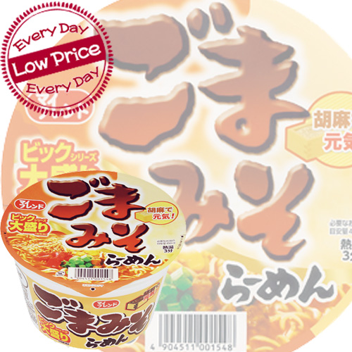 大黒食品 ビッグごまみそラーメン x 12個ケース販売 (大盛) (カップ麺)画像