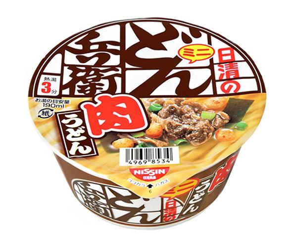 日清食品 日清のどん兵衛 肉うどんミニ 40g 24 12 2 個入 送料無料 インスタント 即席 カップ麺 うどん 肉 ミニ どん兵衛 正式的