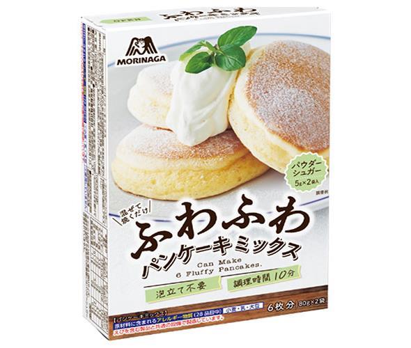 森永製菓 ふわふわパンケーキミックス 170g 24箱入 2ケース ケーキミックス 送料無料 ふわふわパンケーキミックス お菓子 菓子材料 おやつ ホットケーキ パンケーキ