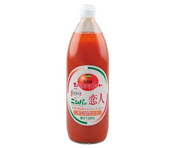 JAびらとり ニシパの恋人 トマトジュース (有塩) 1L瓶×6本入×(2ケース)｜ 送料無料 トマトジュース 有塩 野菜ジュース とまと 7,451円