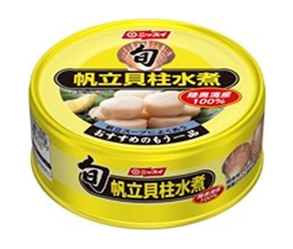 ニッスイ 旬 帆立貝柱水煮 120g缶×12個入×(2ケース)| 送料無料 一般食品 かんづめ 缶詰 ほたて ホタテ