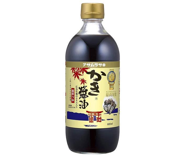 アサムラサキ かき醤油 600ml×12本入×(2ケース)| 送料無料 調味料 しょうゆ|ドリンクマーケット