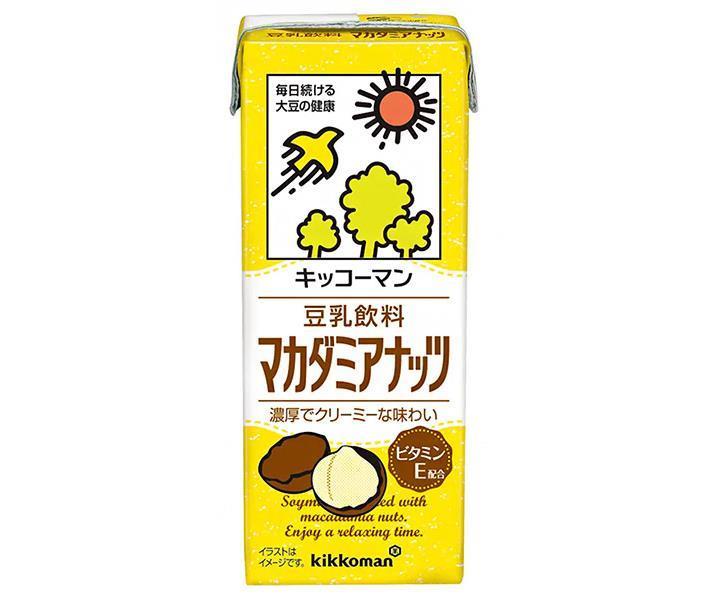 キッコーマン 豆乳飲料 マカダミアナッツ 200ml紙パック×18本入× 2ケース 送料無料 豆乳 ナッツ マカダミア 200ml 割引購入