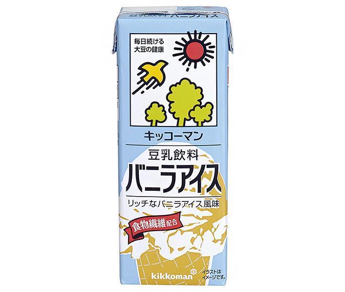 日本限定 キッコーマン 豆乳飲料 バニラアイス 200ml紙パック×18本入× 2ケース 送料無料 豆乳 バニラ アイス 200ml 紙パック  cmdb.md