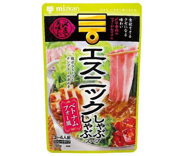 市場 ミツカン 750g×12袋入× ベトナムフォー風 エスニックしゃぶしゃぶスープ 〆まで美味しい