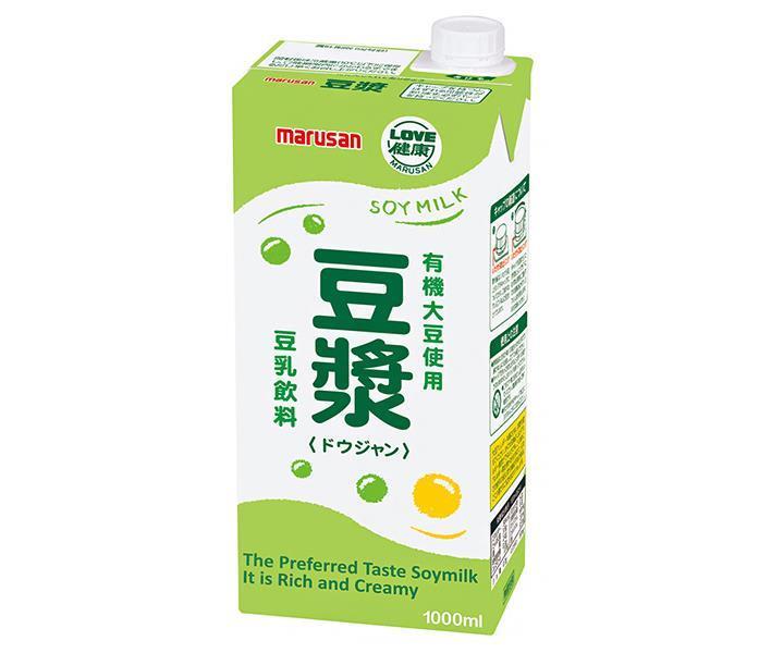 マルサンアイ 豆乳飲料 豆ジャン 1000ml紙パック×6本入× 2ケース 送料無料 紙パック 豆乳 豆漿 ドウジャン 爆売り