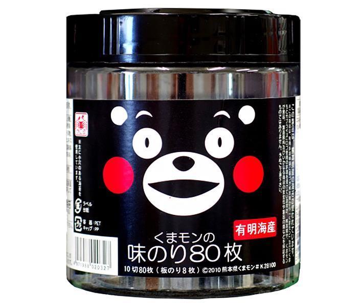 1843円 週間売れ筋 木村海苔 くまモンの味のり 10切80枚 板のり8枚分 ×12個入 送料無料 ごはん ご飯 ごはんのおとも