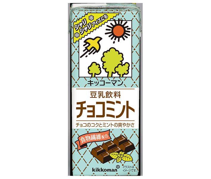 人気スポー新作 キッコーマン 豆乳飲料 チョコミント 200ml紙パック×18本入× 2ケース 送料無料 紀文の豆乳飲料 豆乳 乳性飲料 紙パック  cmdb.md