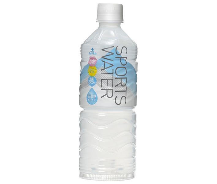 ゴールドパック スポーツウォーター 555mlペットボトル×24本入 送料無料 スポーツ PET 安曇野水仕立て SPORTS WATER 驚きの値段