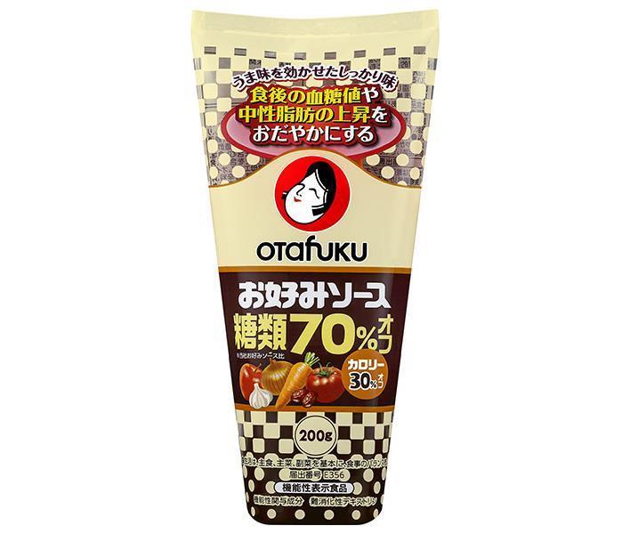 市場 オタフク 送料無料 お好みソース 200g×12本入 糖類70％オフ