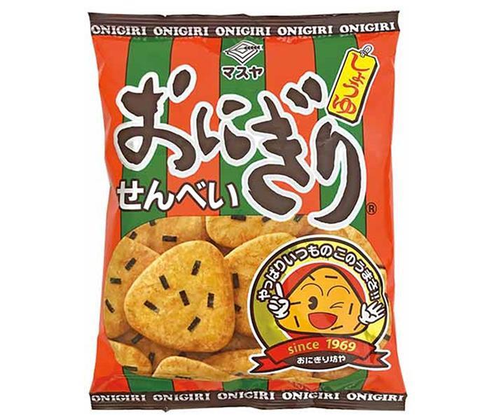 マスヤ おにぎりせんべい 108g 12袋入 送料無料 お菓子 おつまみ せんべい 袋 米菓 醤油 しょうゆ 8周年記念イベントが