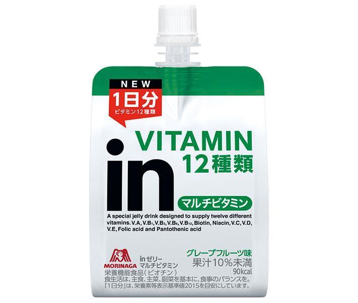 森永製菓 inゼリー マルチビタミン 180gパウチ×36本入 送料無料 ゼリー飲料 ウイダー ゼリー 栄養 品質が完璧