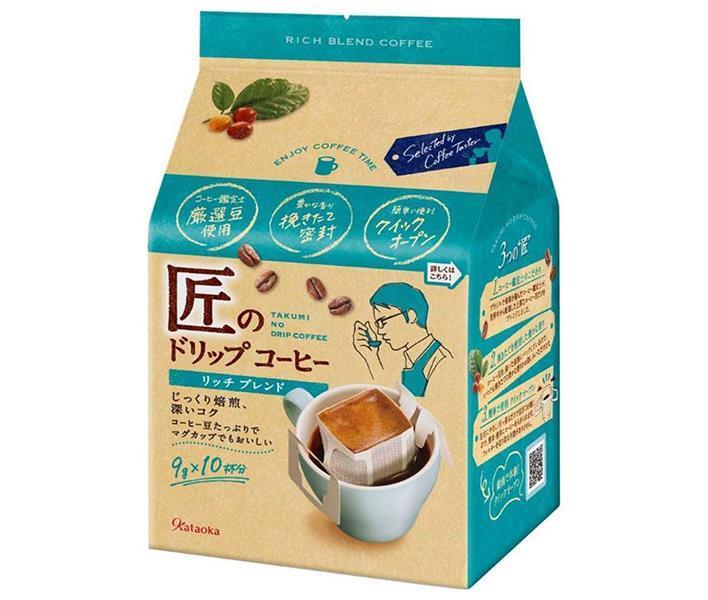 SALE／76%OFF】 片岡物産 匠のドリップコーヒー リッチブレンド 9g×10袋 ×36 6×6 個入 送料無料 嗜好品 インスタント ドリップ  コーヒー fucoa.cl