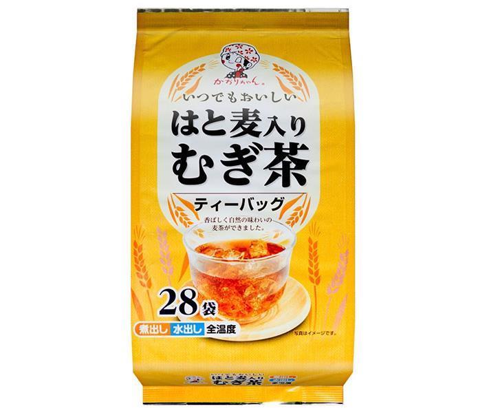 宇治森徳 はと麦入りむぎ茶 10g&times;28袋&times;20袋入&times;(2ケース)｜ 送料無料 嗜好品 インスタント ティーバッグ 茶飲料 麦茶｜ドリンクマーケット