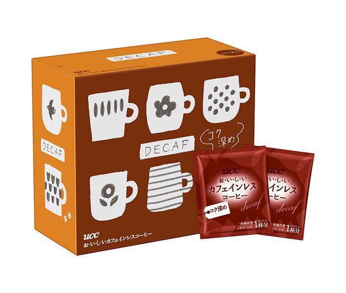 受注生産品 UCC おいしいカフェインレスコーヒー ワンドリップコーヒー コク深め 7g×