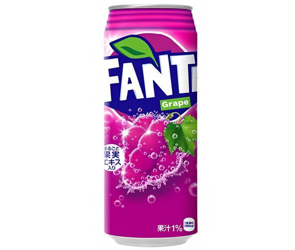 コカコーラ ファンタ グレープ 500ml缶×24本入×(2ケース)| 送料無料 ファンタグレープ 炭酸 コーラ 缶 ぶどうジュース