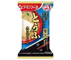 アマノフーズ フリーズドライ いつものおみそ汁贅沢 とうふ 10食&times;6箱入&times;(2ケース)｜ 送料無料 一般食品 インスタント食品 スープ 即席｜ドリンクマーケット