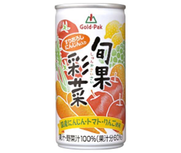 ゴールドパック 旬果彩菜 190g缶×30本入×(2ケース)｜ 送料無料 飲料 野菜ジュース 果汁・野菜汁100％