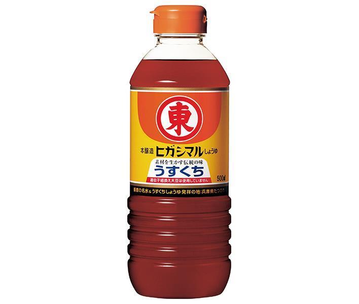 ヒガシマル醤油 うすくちしょうゆ 500mlペットボトル×12本入×(2ケース)｜ 送料無料 一般食品 調味料 醤油 薄口 淡口