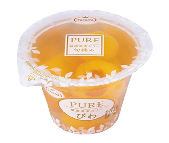 たらみ PURE びわ 270g×18(6×3)個入×(2ケース)｜ 送料無料 ゼリー 枇杷 ビワ お菓子 おやつ