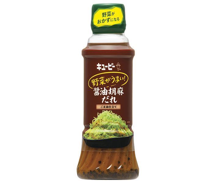 キューピー 野菜がうまい！ 醤油胡麻だれ ごま油仕立て 300mlペットボトル×12本入×(2ケース)｜ 送料無料 調味料 たれ ごま油