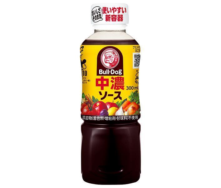 ブルドックソース 中濃ソ－ス 300mlペットボトル×10個入×(2ケース)｜ 送料無料 中濃ソ－ス 調味料 ソース PET