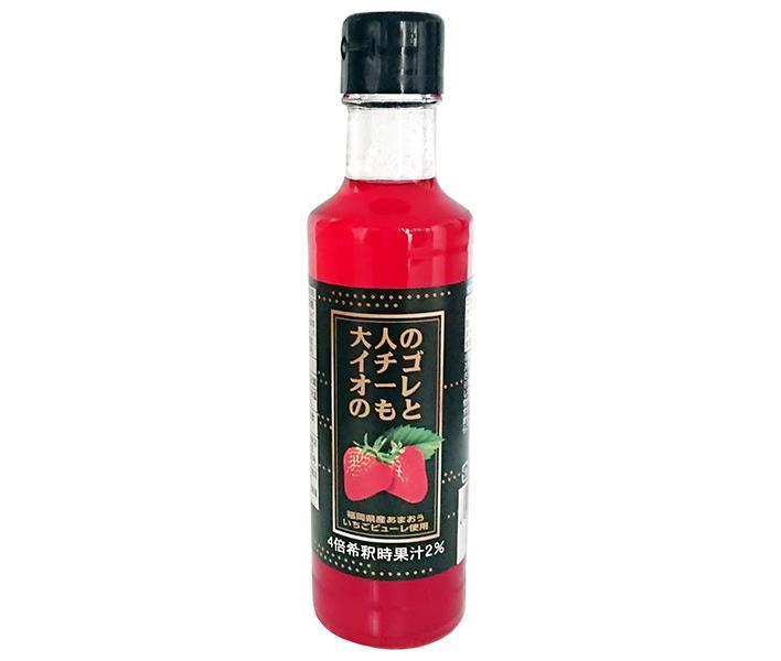 中村商店 キャプテン 大人のイチゴオーレのもと 200ml瓶×12本入｜ 送料無料 希釈用 いちご いちごオレ 業務用