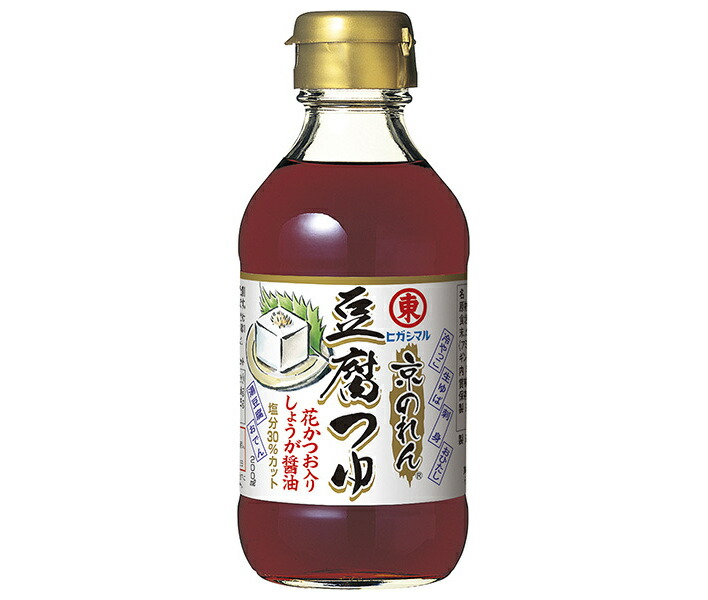 ヒガシマル醤油 京のれん 豆腐つゆ 200ml瓶×12本入×(2ケース)｜ 送料無料 つゆ ツユ とうふ 豆腐 調味料