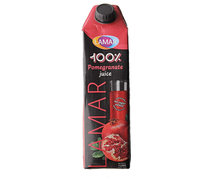 ラマール ザクロジュース 1000ml紙パック×12本入×(2ケース)｜ 送料無料 清涼飲料水 瓶 ドリンク ざくろ ザクロ