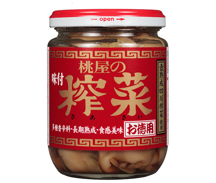 桃屋さま専用 楽天市場】桃屋 味付ザーサイ お徳用 165g瓶×6個入×(2ケース)｜ 送料