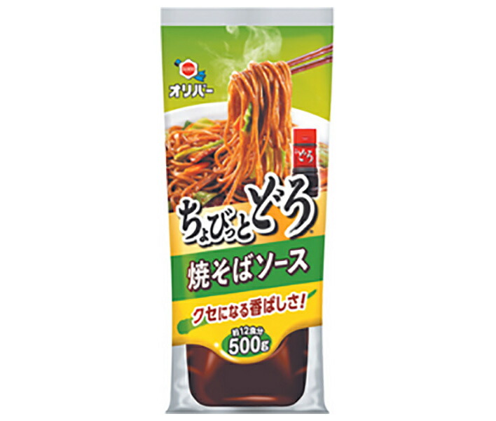 オリバーソース 焼そばソース ちょびっとどろ 500g×12本入｜ 送料無料 やきそば ソース 調味料 どろソース画像