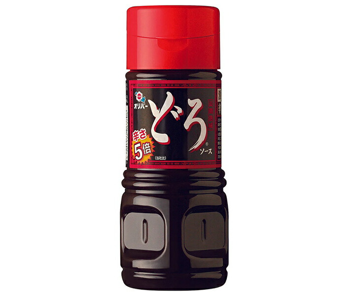 オリバーソース 辛さ5倍 どろソース 360g×12本入×(2ケース)｜ 送料無料 ソース 辛口 調味料 ドロソース