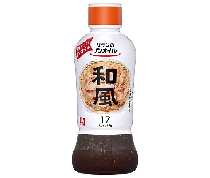 理研ビタミン リケンのノンオイル 和風 380mlペットボトル×6本入×（2ケース）｜ 送料無料 調味料 ドレッシング ノンオイル