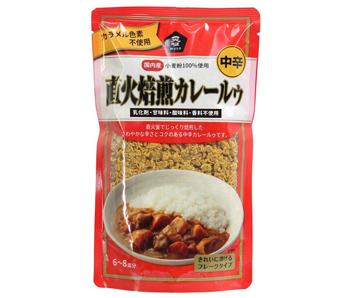 ムソー 直火焙煎カレールゥ 中辛 170g×20袋入｜ 送料無料 食品 カレー ルゥ 中辛