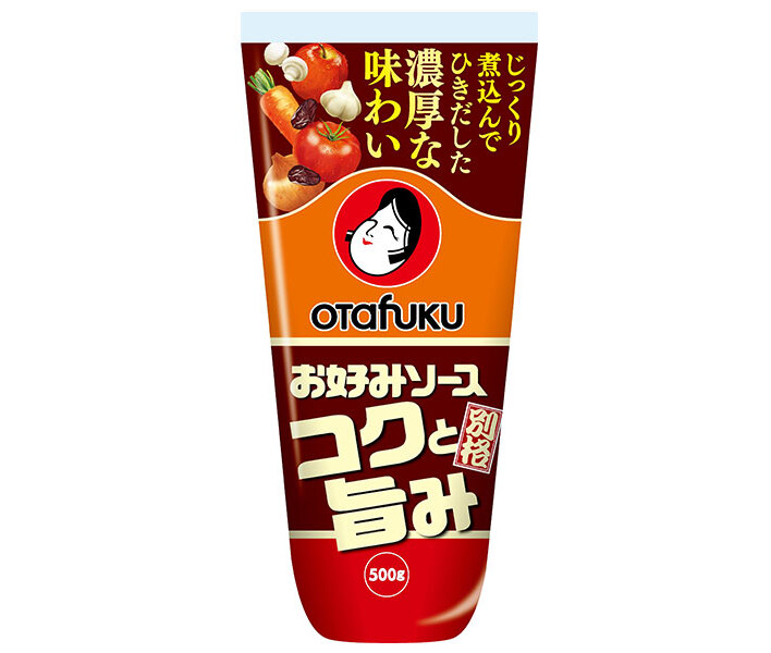 オタフク コクと旨みのお好みソース 500g×12本入×(2ケース)｜ 送料無料 一般食品 調味料 ソース
