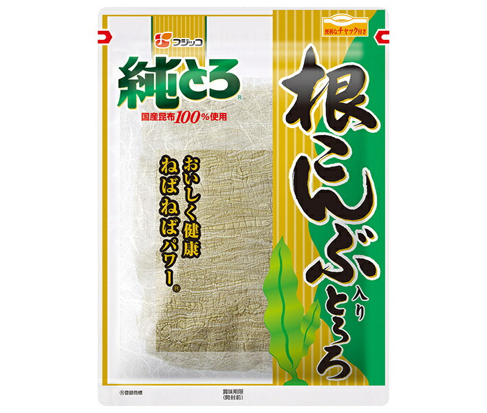 フジッコ 純とろ 根こんぶ入りとろろ 24g×20袋入×(2ケース)｜ 送料無料 乾物 昆布