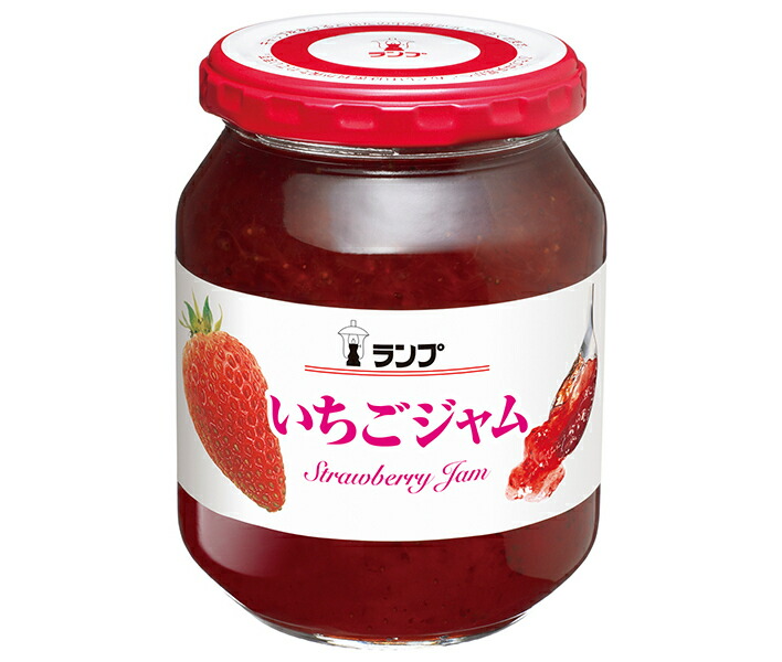 アヲハタ ランプ イチゴジャム 380g瓶×12個入×(2ケース)｜ 送料無料 一般食品 ジャム 瓶 いちご 苺 7,212円