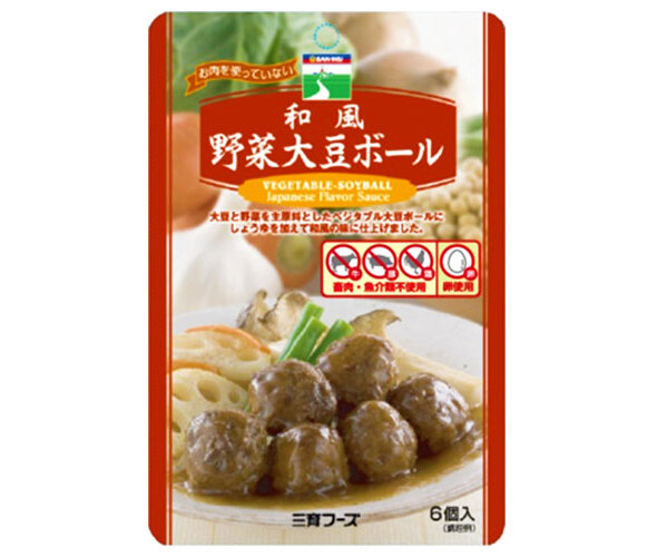 三育フーズ　和風野菜大豆ボール　大豆ミートボール　30パック 三育フーズ 和風野菜大豆ボール 大豆ミートボール 30パック 楽天市場