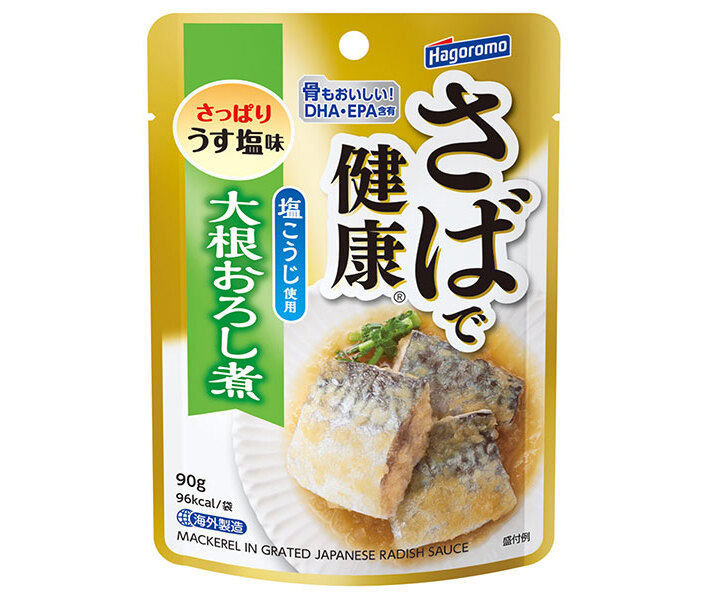 はごろもフーズ さばで健康 大根おろし煮 90gパウチ×12個入×(2ケース)| 送料無料 サバ 和食 惣菜 大根おろし