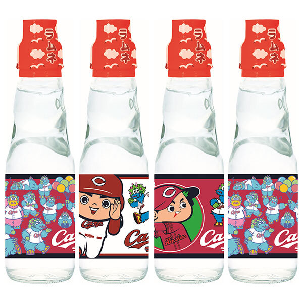 齋藤飲料工業 カープラムネ 200ml瓶×30本入×(2ケース)｜ 送料無料 炭酸 ラムネ 瓶 炭酸水 炭酸飲料 広島カープ カープ