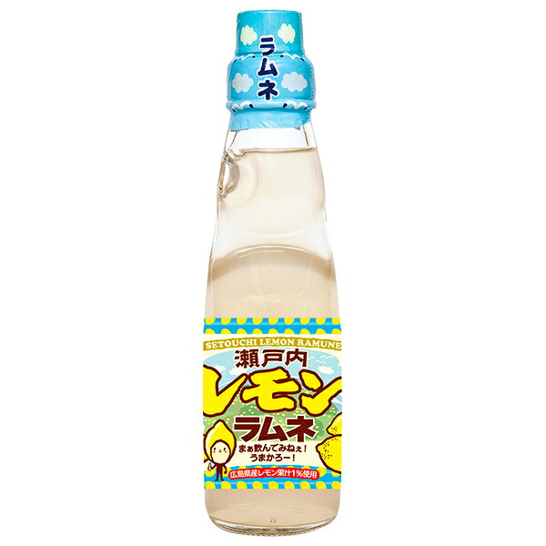 齋藤飲料工業 瀬戸内 レモンラムネ 200ml瓶×30本入×(2ケース)| 送料無料 |ドリンクマーケット