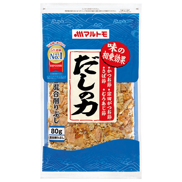 マルトモ だしの力 80g×12袋入×(2ケース)｜ 送料無料 一般食品 乾物 削り節 混合 出汁