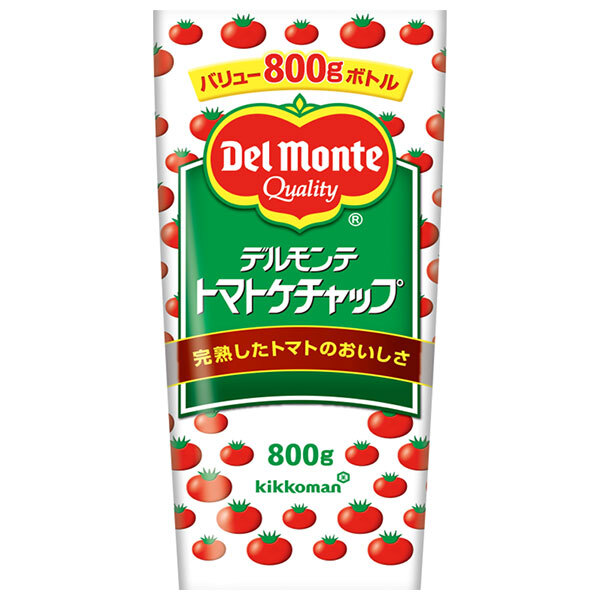 デルモンテ バリュートマトケチャップ 800g×12本入×(2ケース)｜ 送料無料 一般食品 調味料 とまと ケチャップ