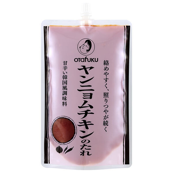 オタフク ヤンニョムチキンのたれ 500g×12本入｜ 送料無料 調味料 タレ 甘辛 韓国風 口栓付き