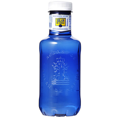 スリーボンド SOLAN DE CABRAS(ソラン デ カブラス) 500mlPET×20本入×(2ケース)｜ 送料無料 中硬水 ブルーボトル スペイン カルシウム マグネシウム