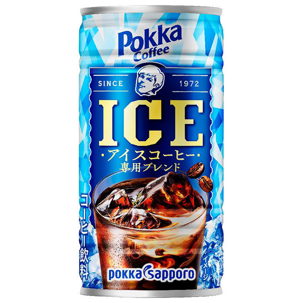 ポッカサッポロ ポッカコーヒー アイス 185g缶×30本入×(2ケース)｜ 送料無料 缶コーヒー 珈琲 Pokka コーヒー ミルク入り アイスコーヒー アイス