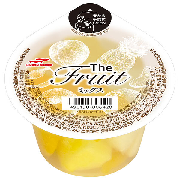 マルハニチロ The Fruit(ザ フルーツ) ミックス 220g×24(6×4)個入×(2ケース)｜ 送料無料 お菓子 ゼリー デザート フルーツ ミックス b194-98-1.jpg
