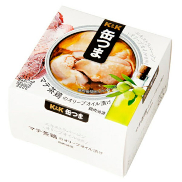 国分 K&K 缶つま マテ茶鶏のオリーブオイル漬け 150g&times;12個入&times;(2ケース) メーカー 問屋直送｜ 送料無料 つまみ 缶詰 おかず｜ドリンクマーケット