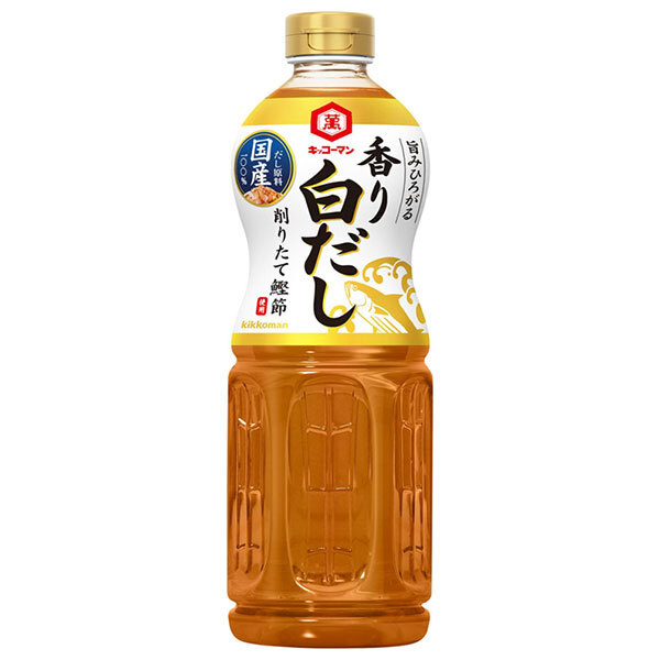 キッコーマン 旨みひろがる 香り白だし 1000mlペットボトル&times;12本入&times;(2ケース)｜ 送料無料 一般食品 調味料 だし つゆ｜ドリンクマーケット